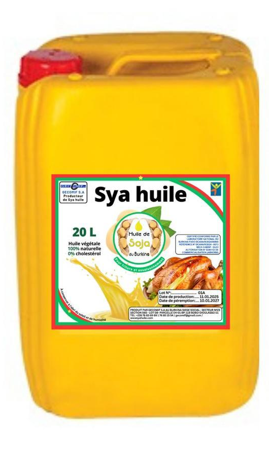 Huile de soja 20L